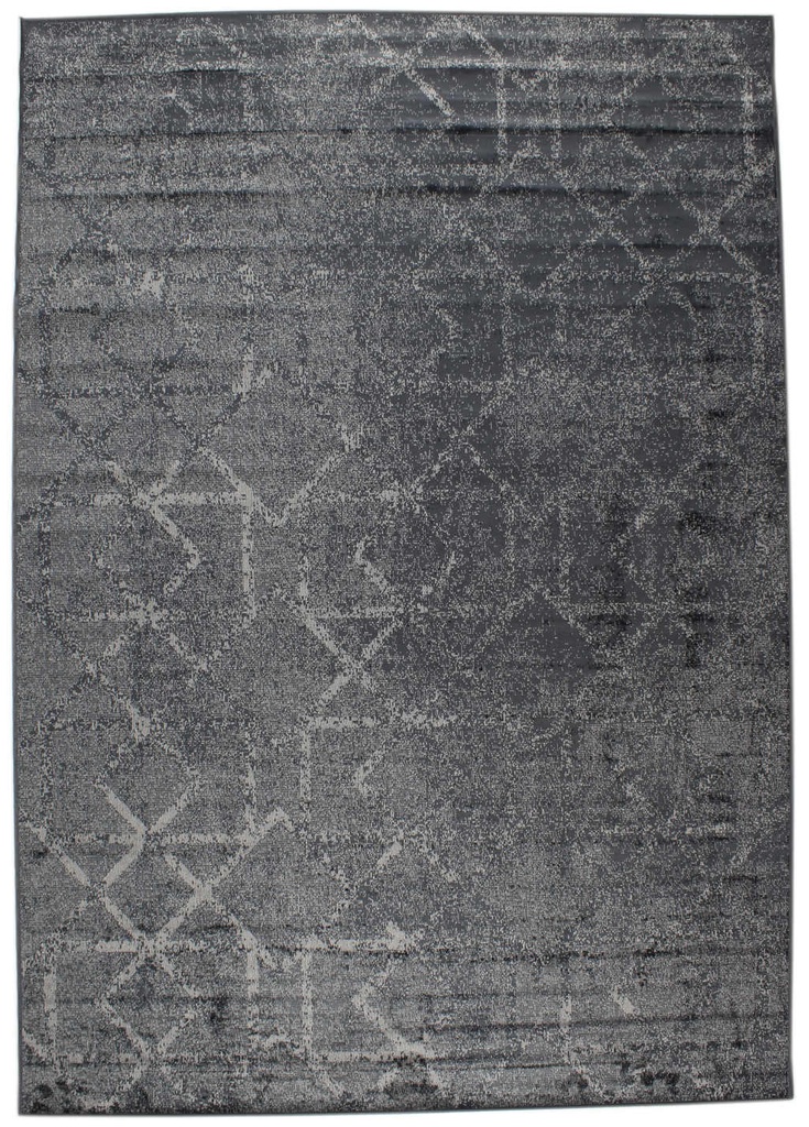 Viscose Charcoal Grey Rug