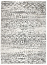 Viscose White Grey Rug
